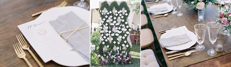 reception decor